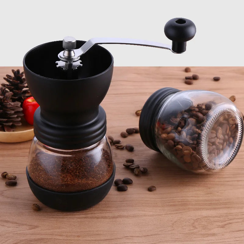 Manual Ceramic Burr Coffee Grinder