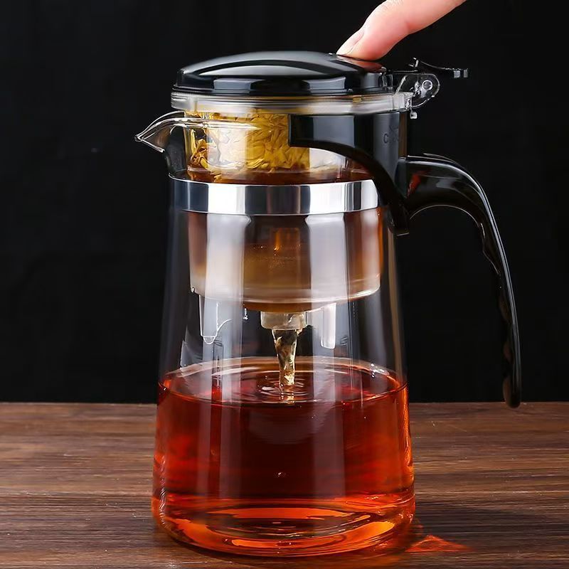 Minimalist Glass Teapot with Removable Infuser