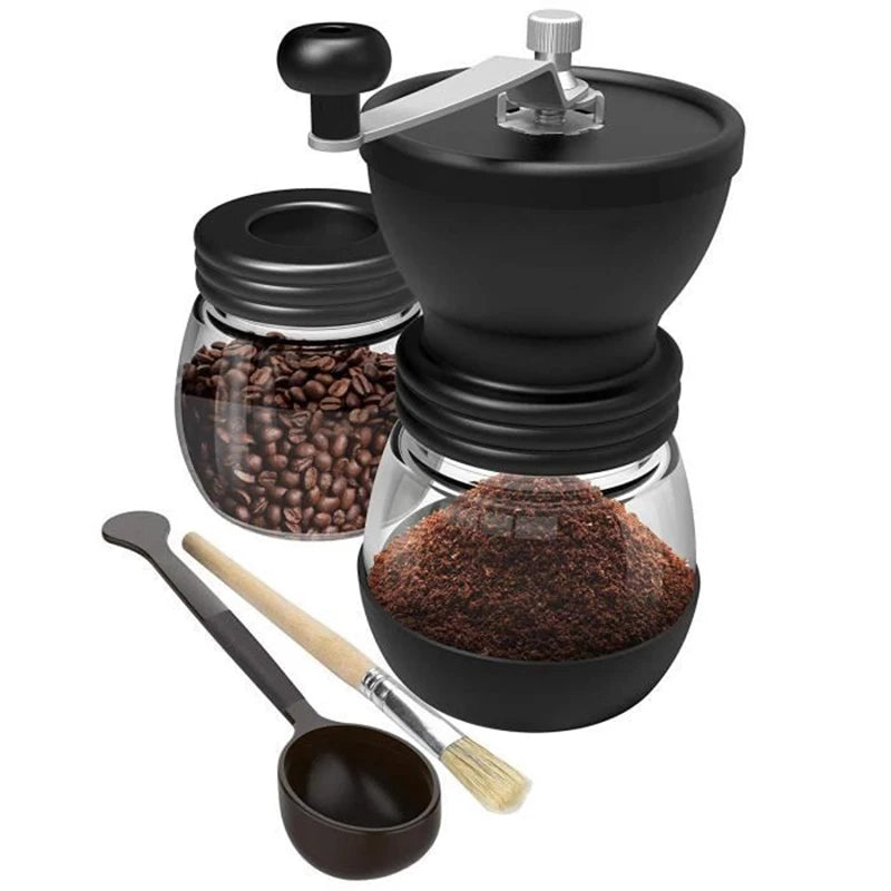 Manual Ceramic Burr Coffee Grinder