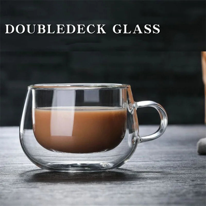 Double-Walled Borosilicate Glass Mug