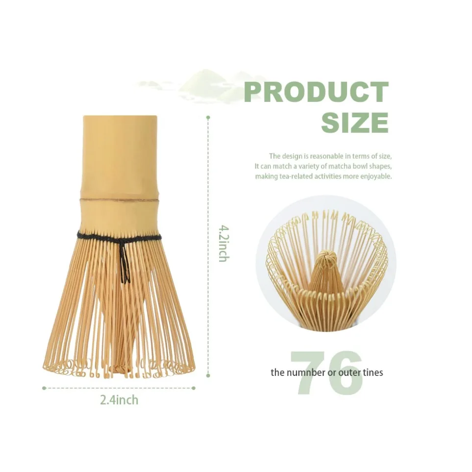 Hand-Carved Bamboo Matcha Whisk Chasen