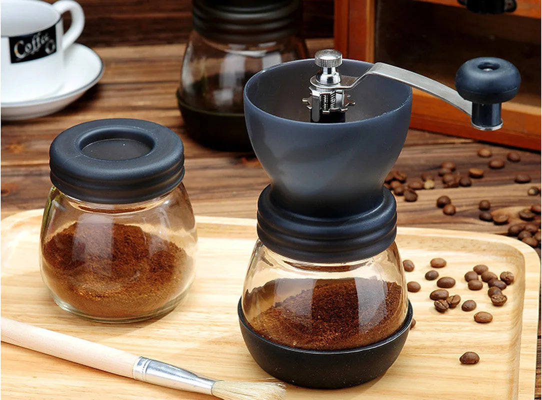 Manual Ceramic Burr Coffee Grinder