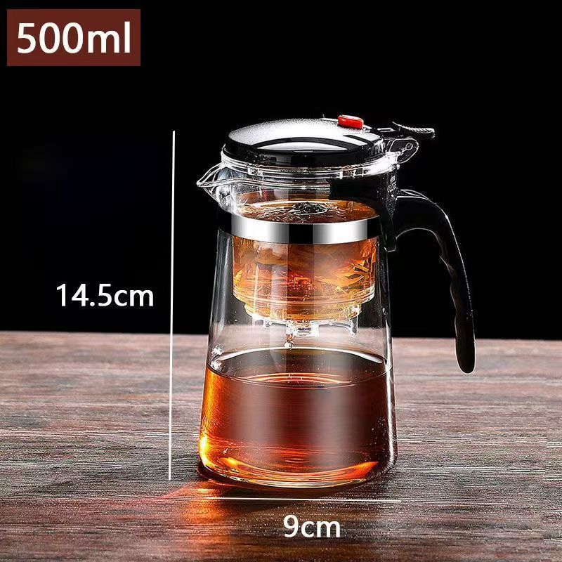 Minimalist Glass Teapot with Removable Infuser