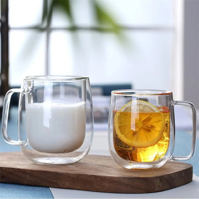 Double-Walled Borosilicate Glass Mug