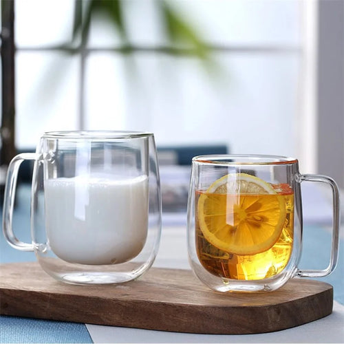 Double-Walled Borosilicate Glass Mug
