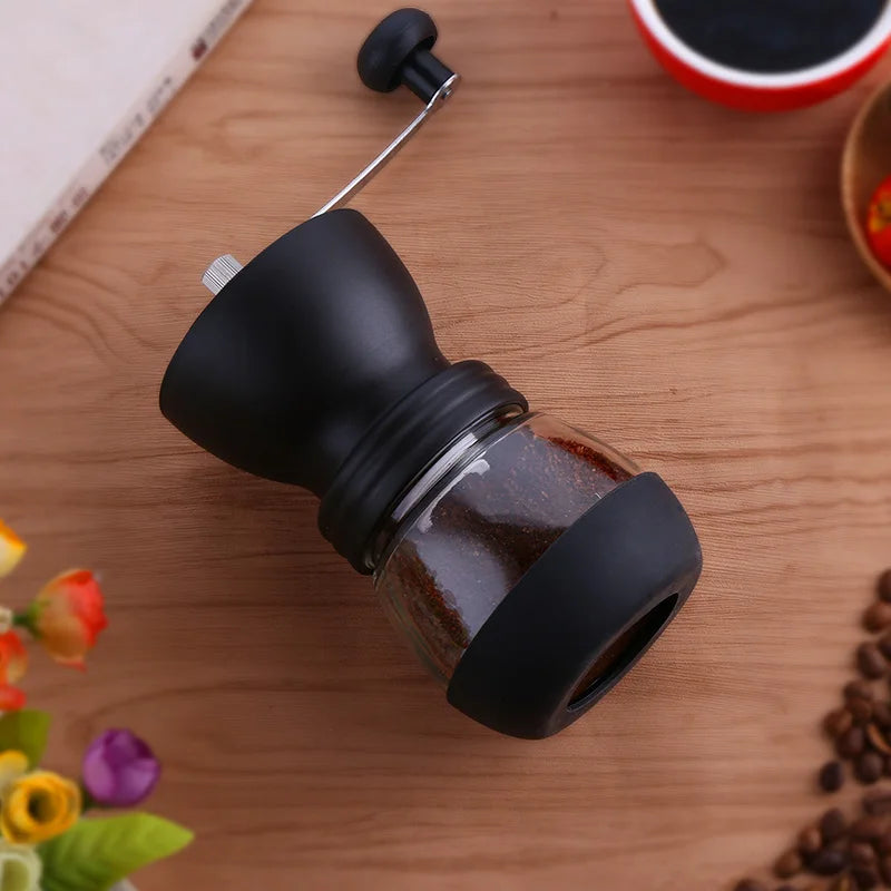 Manual Ceramic Burr Coffee Grinder