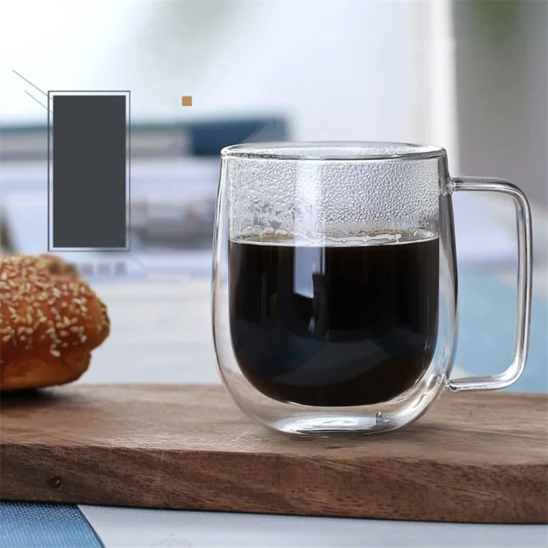 Double-Walled Borosilicate Glass Mug